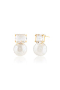 Load image into Gallery viewer, Pearl Prism Elegance Earrings
