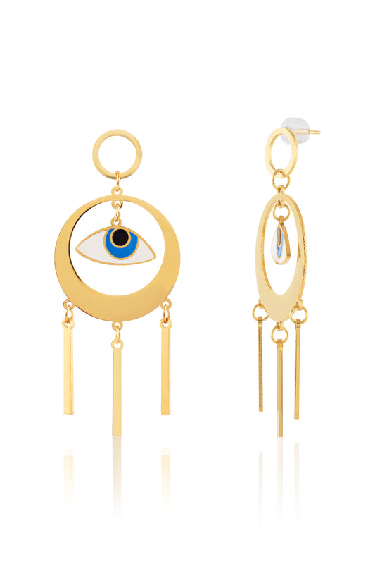 Mystic Aura Evil Eye Earrings