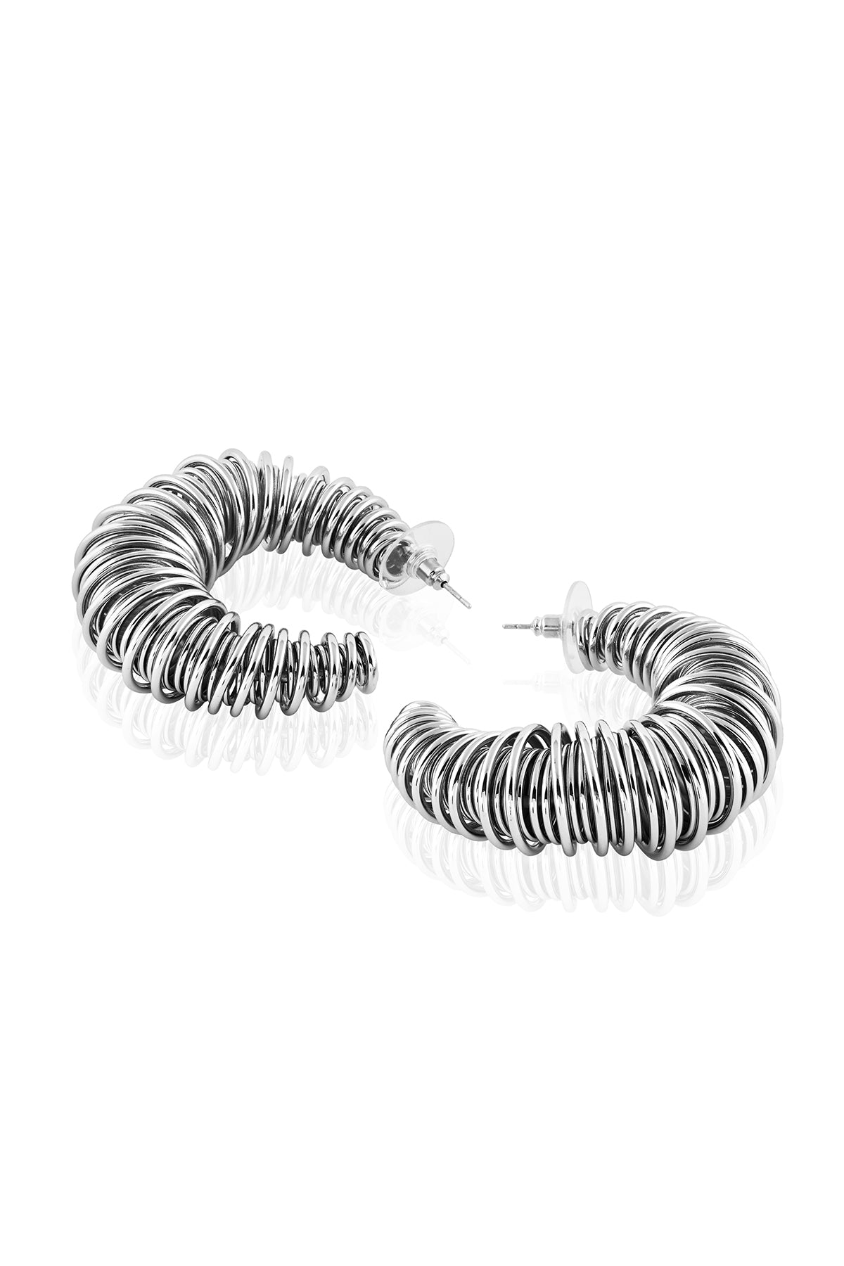 Spiral Fusion Statement Hoops