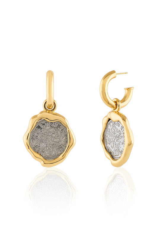 Vintage Muse Textured Hoops