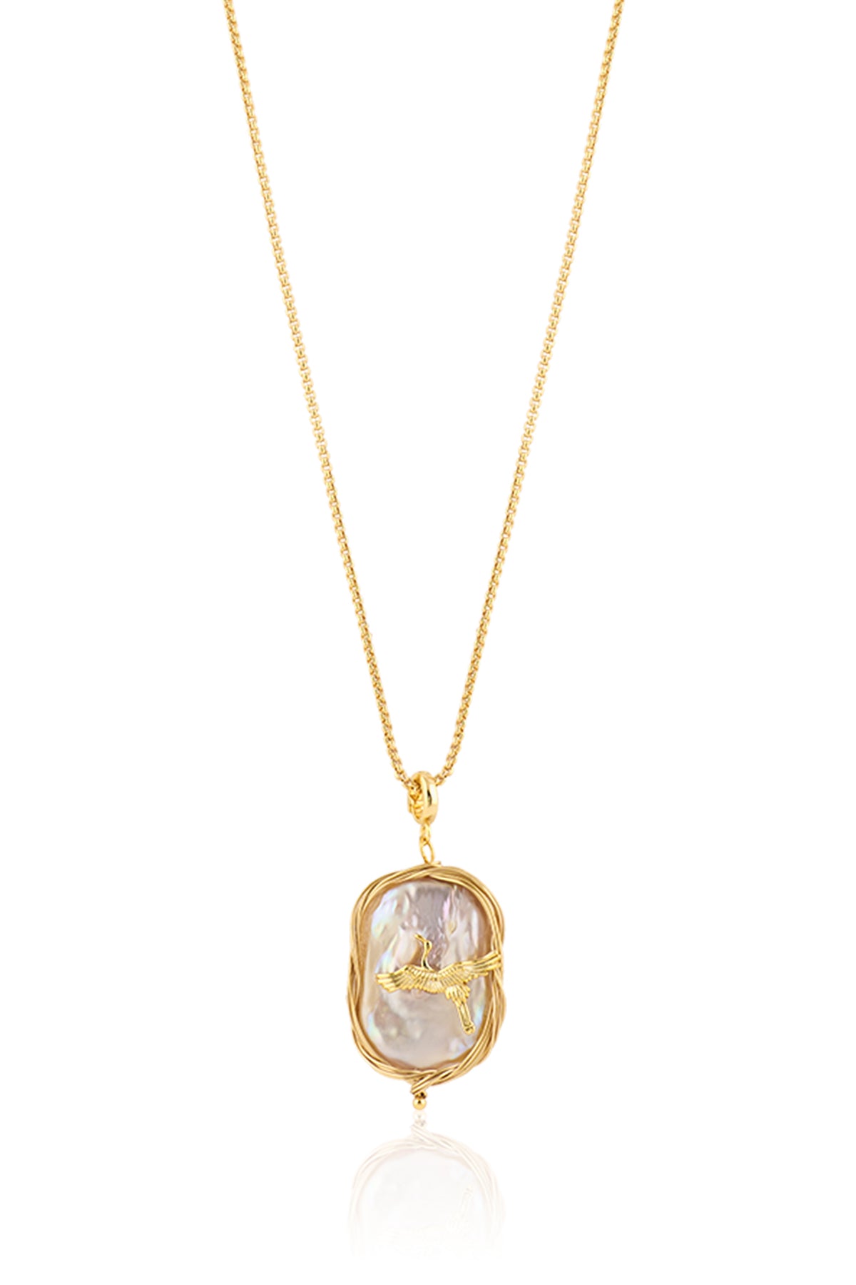 Elysian Bird Baroque Necklace