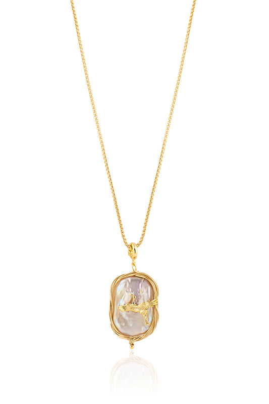 Elysian Bird Baroque Necklace