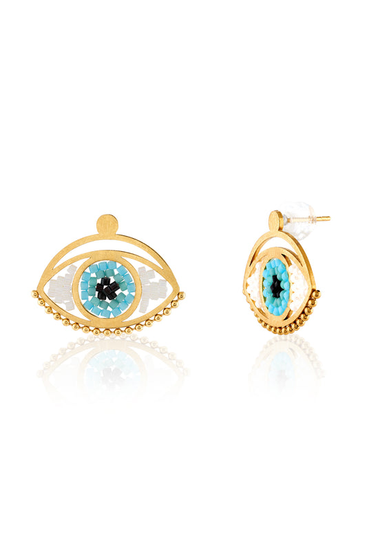 Aurelia Evil Eye Studs