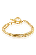 Load image into Gallery viewer, Elegant Gold Dual-Layer Chain Bracelet
