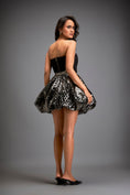 Load image into Gallery viewer, Voluminous Metallic Bubble Skirt
