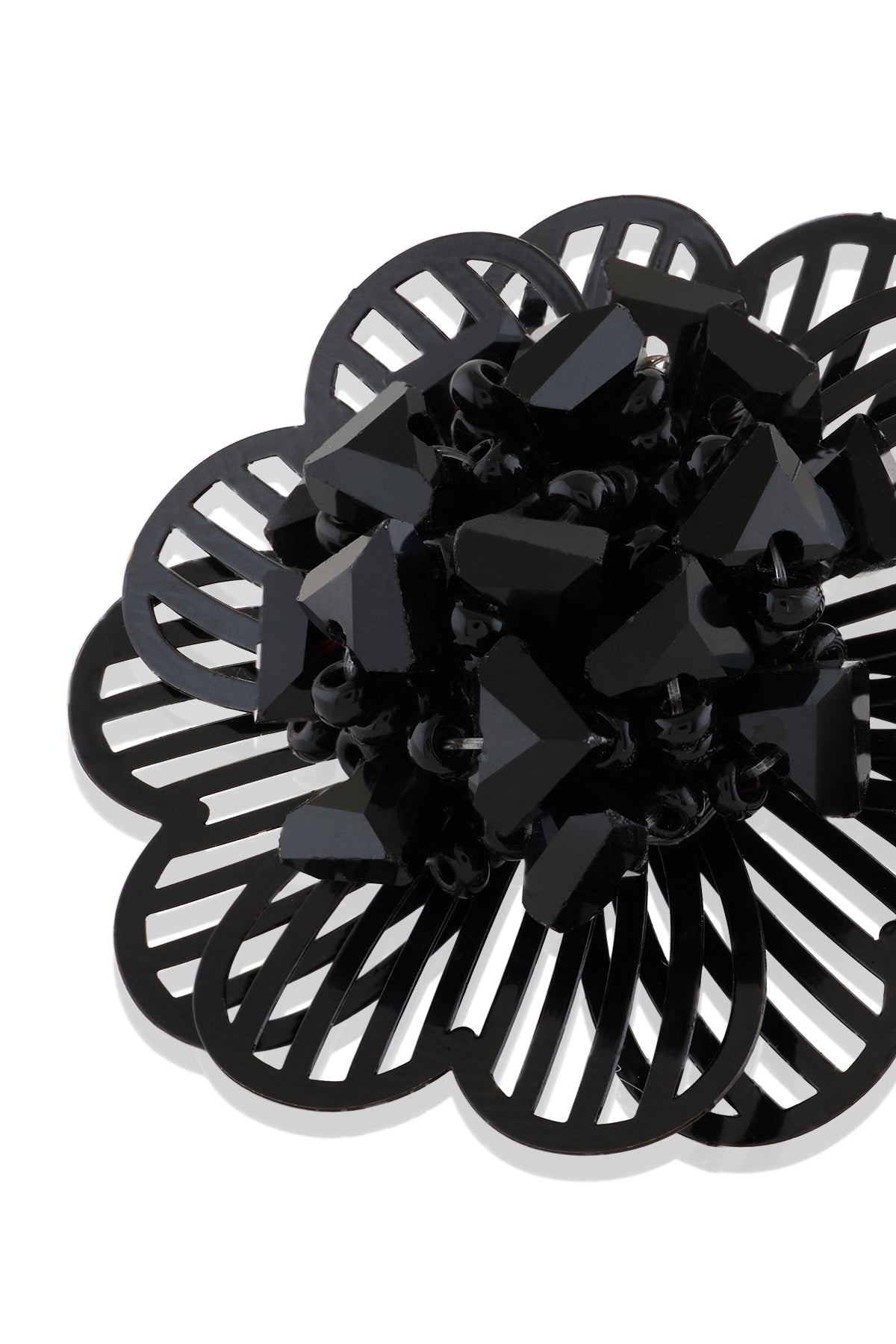 Eclipse Floral Crystal Studs