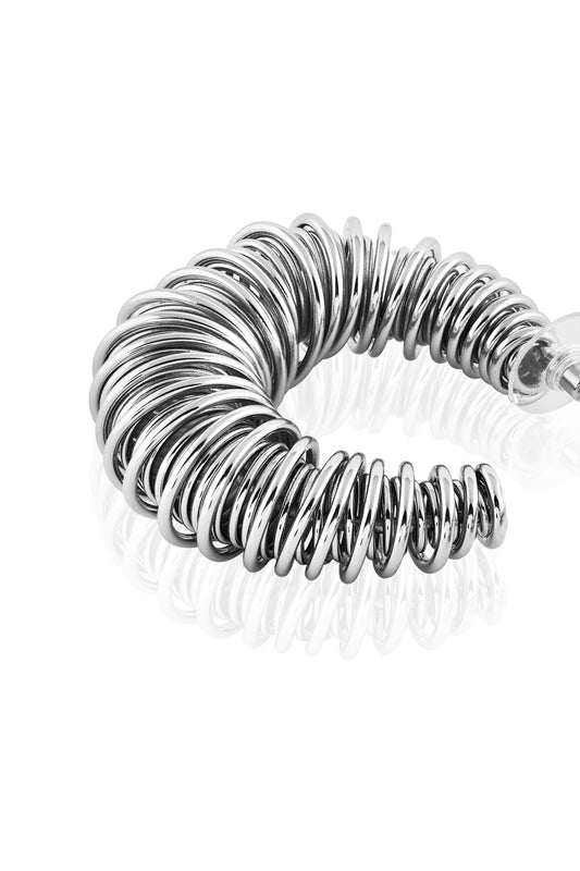 Spiral Fusion Statement Hoops