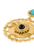 Load image into Gallery viewer, Elara Turquoise Drop Earrings
