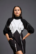 Load image into Gallery viewer, Sculpted Colour-Block Playsuit
