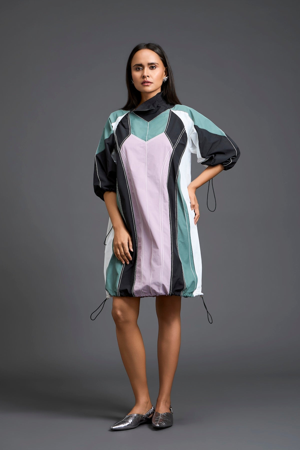 Contemporary colour-block dress
