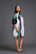 Load image into Gallery viewer, Contemporary colour-block dress
