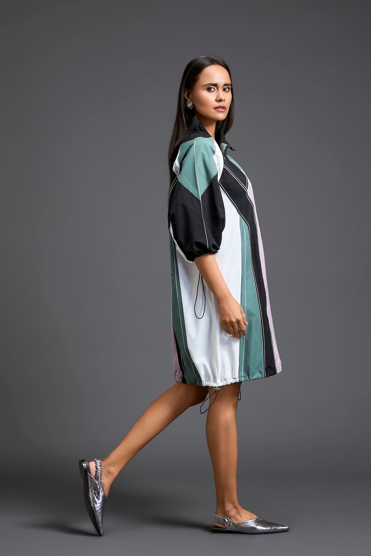 Contemporary colour-block dress