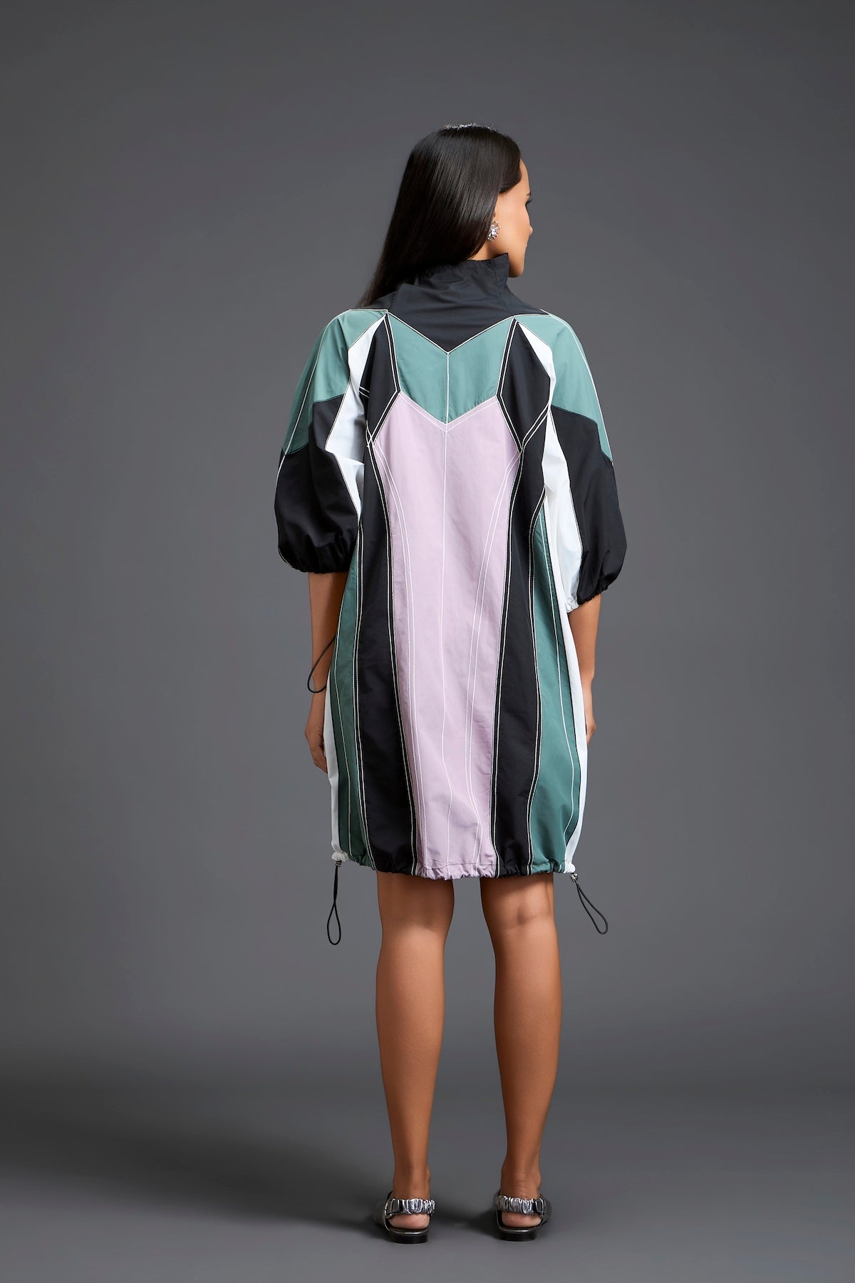 Contemporary colour-block dress