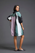 Load image into Gallery viewer, Contemporary colour-block dress
