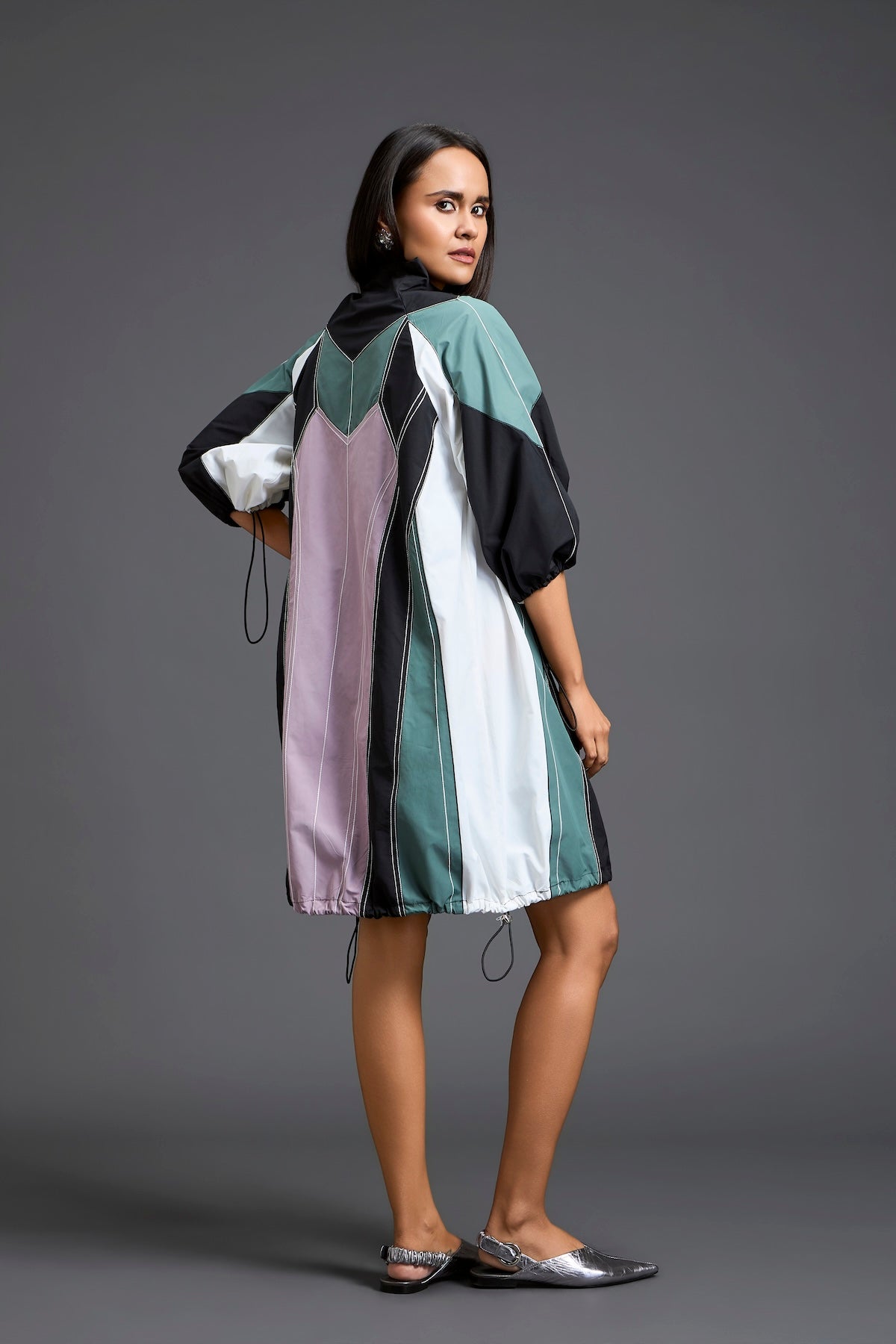 Contemporary colour-block dress