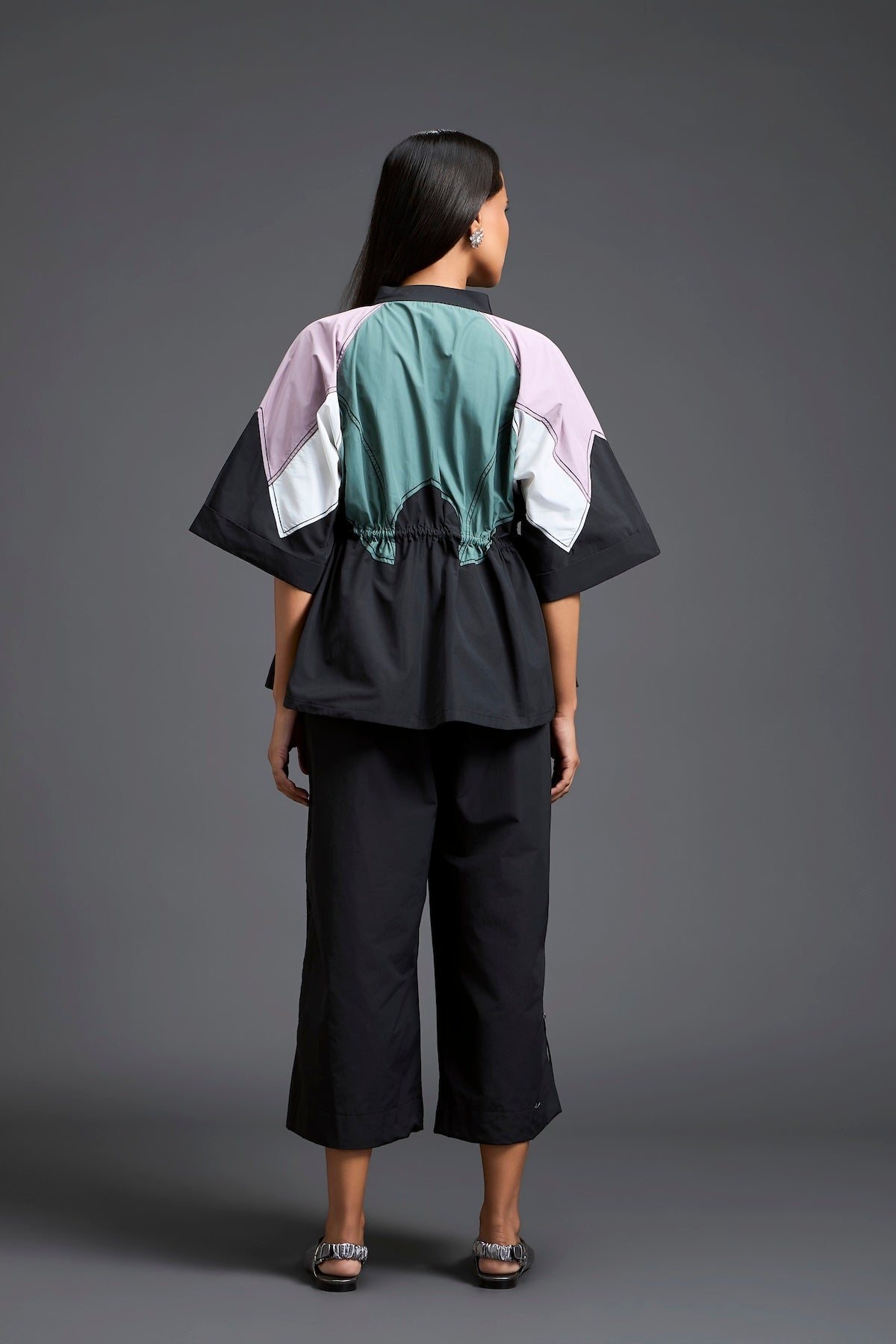 Contemporary colour-block co-ord set