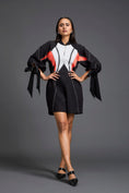 Load image into Gallery viewer, Tie-Sleeve Colour-Block Playsuit
