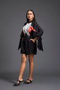 Load image into Gallery viewer, Tie-Sleeve Colour-Block Playsuit
