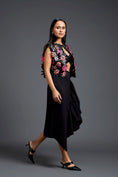 Load image into Gallery viewer, Laser-Cut Floral Cape Co-ord Set
