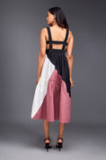 Load image into Gallery viewer, Colour Block Fit & Flare Sleeveless Midi Dress
