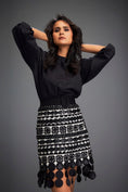 Load image into Gallery viewer, Embellished Skirt And Shirt Comes With Belt
