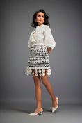 Load image into Gallery viewer, Embellished Skirt And Shirt Comes With Belt
