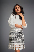 Load image into Gallery viewer, Embellished Skirt And Shirt Comes With Belt
