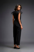 Load image into Gallery viewer, Overlap Jumpsuit With Statement Belt
