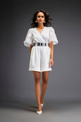 Load image into Gallery viewer, Playsuit Comes With Metallic Belt
