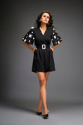 Load image into Gallery viewer, Playsuit With Detailing On The Sleeves Comes With Belt
