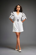 Load image into Gallery viewer, Playsuit With Detailing On The Sleeves Comes With Belt
