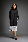 Load image into Gallery viewer, Midi Dress With Detailing On The Hem Comes With Belt
