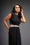 Load image into Gallery viewer, Waist Cut Out Dress Comes With Belt
