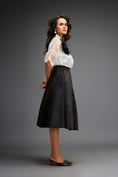 Load image into Gallery viewer, Organza Sheer Blouse With 3D Skirt
