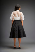 Load image into Gallery viewer, Organza Sheer Blouse With 3D Skirt
