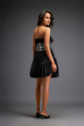 Load image into Gallery viewer, Tube Dress With Corset Detailing Belt
