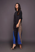 Load image into Gallery viewer, Black Blue Relaxed Fit Jumpsuit
