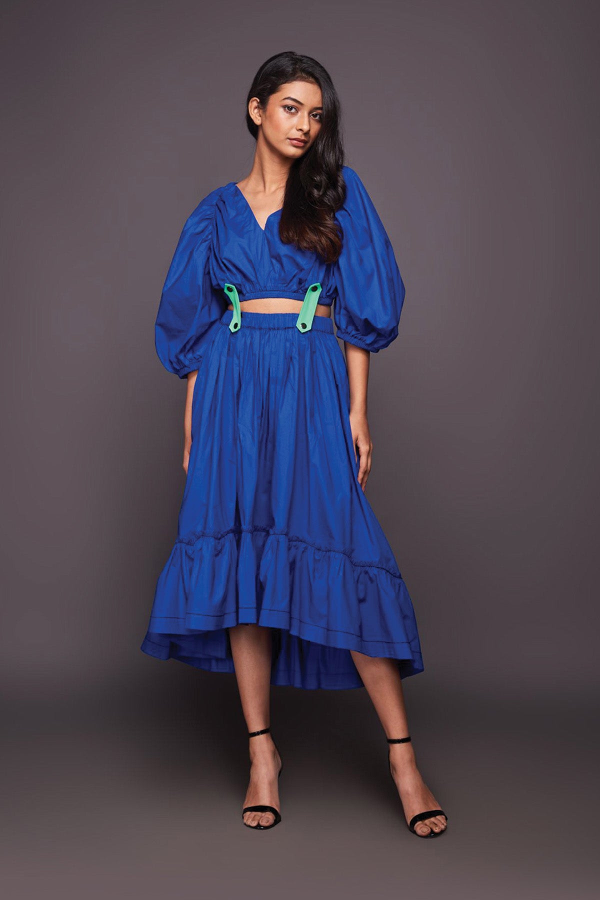 Flared Midnight Blue Dress