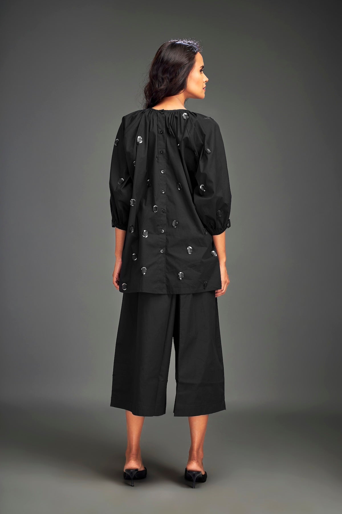 Co-ord Set with Balloon Sleeves & Pants