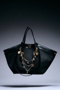 Load image into Gallery viewer, Regal Noir Textured Tote
