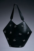 Load image into Gallery viewer, Luxe Noir Crystal Tote
