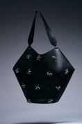 Load image into Gallery viewer, Luxe Noir Crystal Tote
