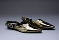 Load image into Gallery viewer, Celestia Gold Pointed Flats
