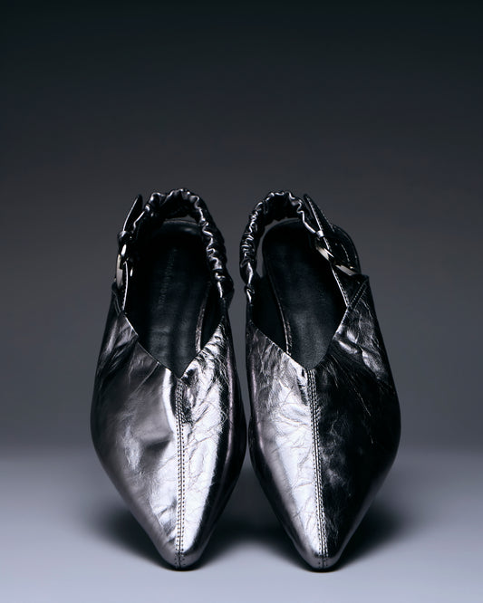 Stella Metallic Pointed Flats