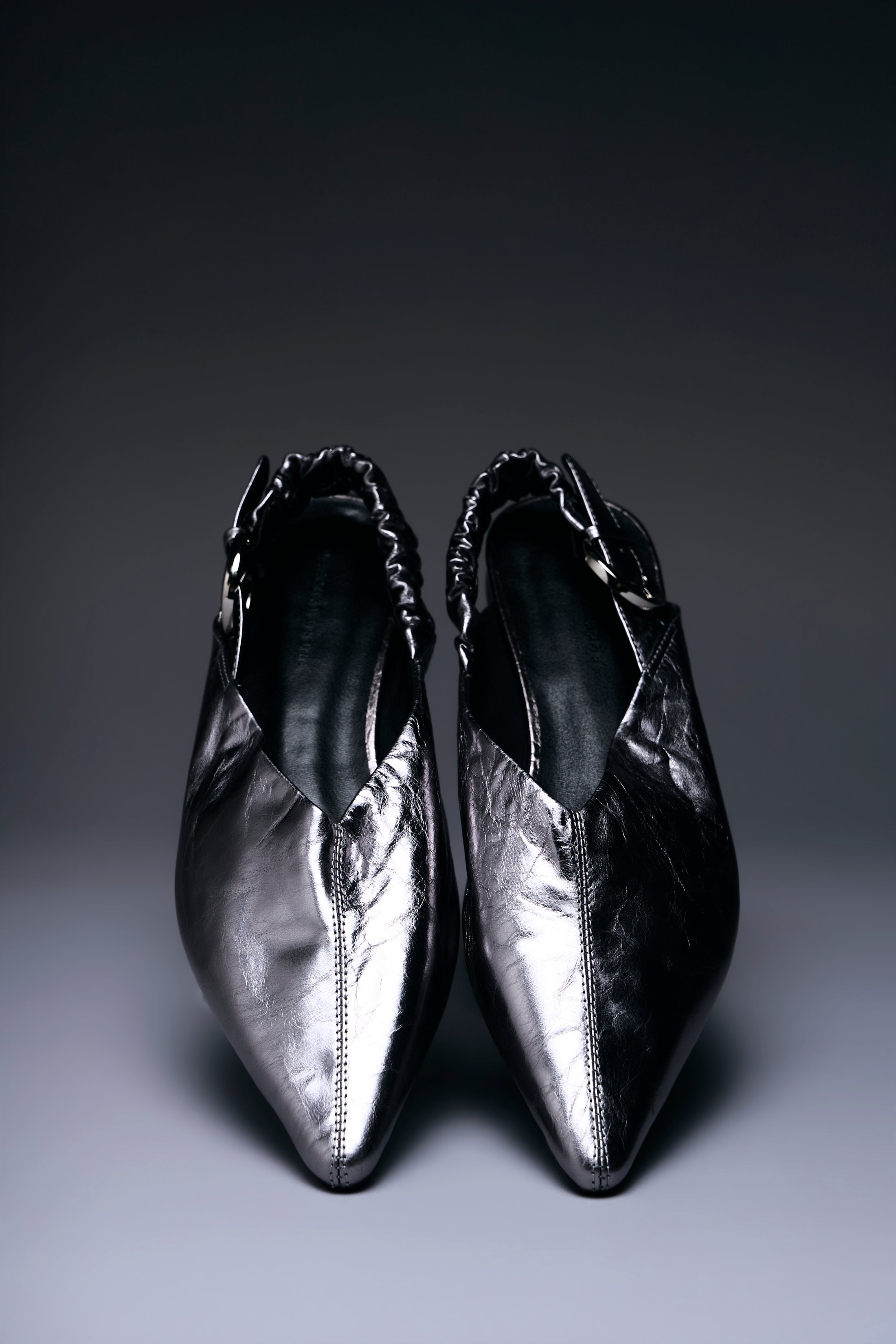 Stella Metallic Pointed Flats