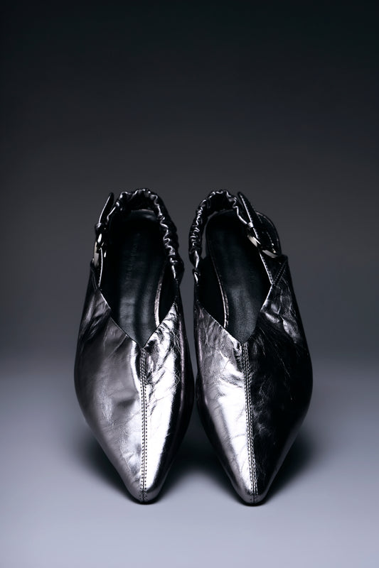 Stella Metallic Pointed Flats