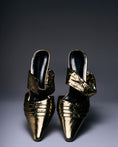 Load image into Gallery viewer, Golden Muse Kitten Heels
