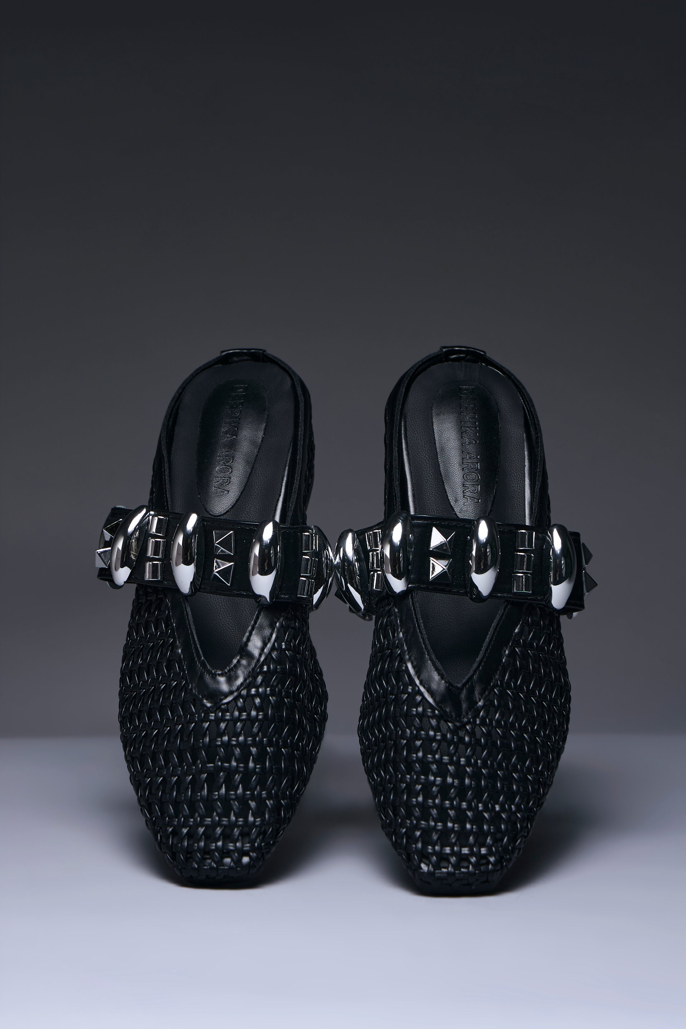 Shadow Chain Luxe Mules