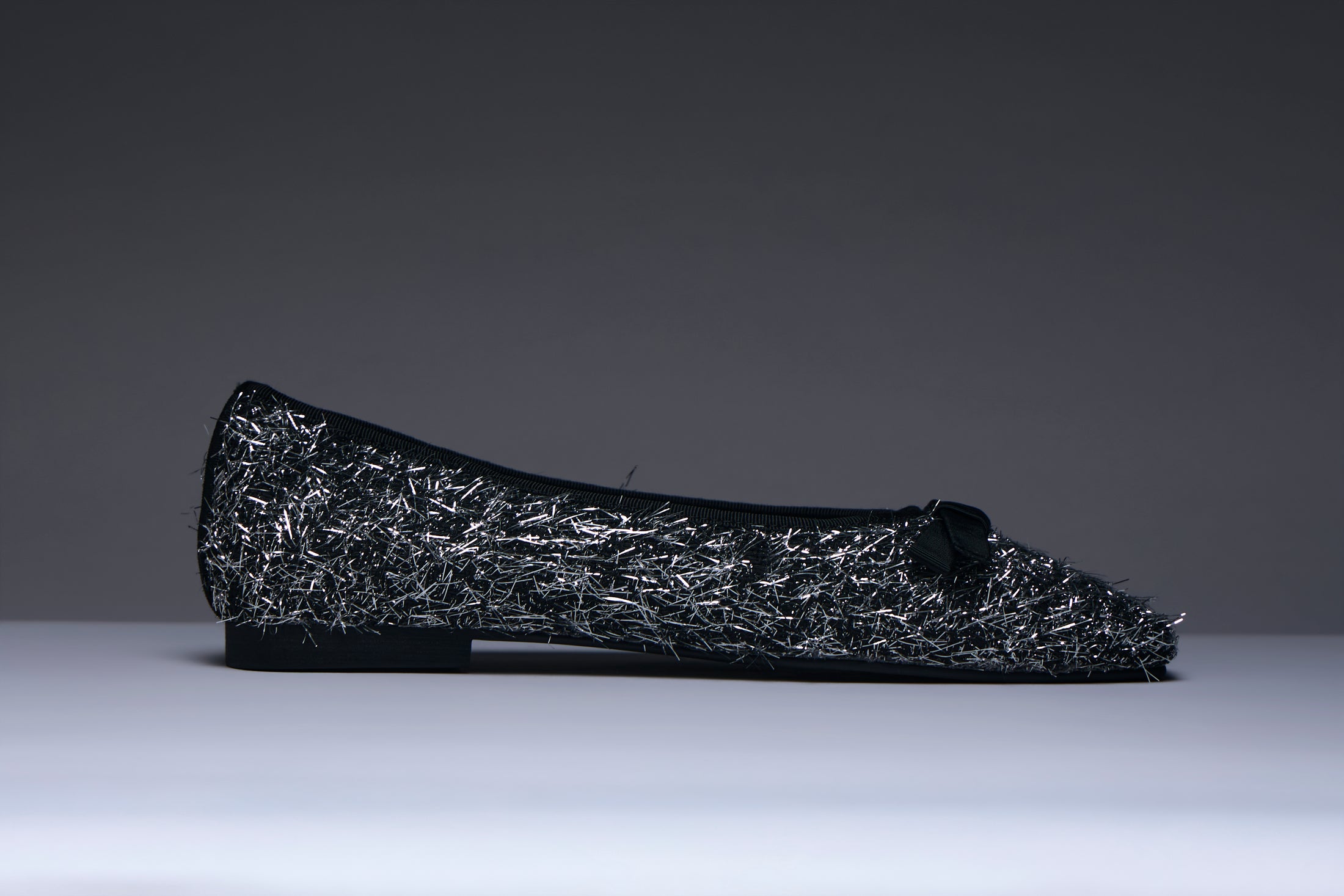 Luna Bow Leather Flats