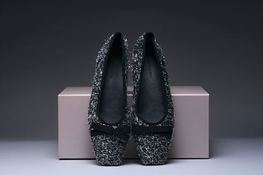 Luna Bow Leather Flats